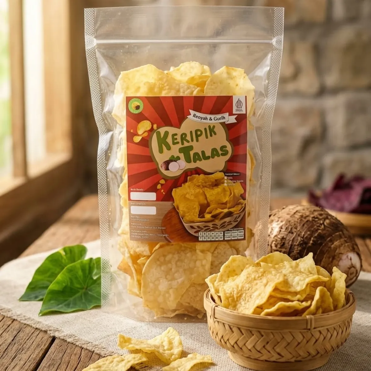 kripik talas 200 gram