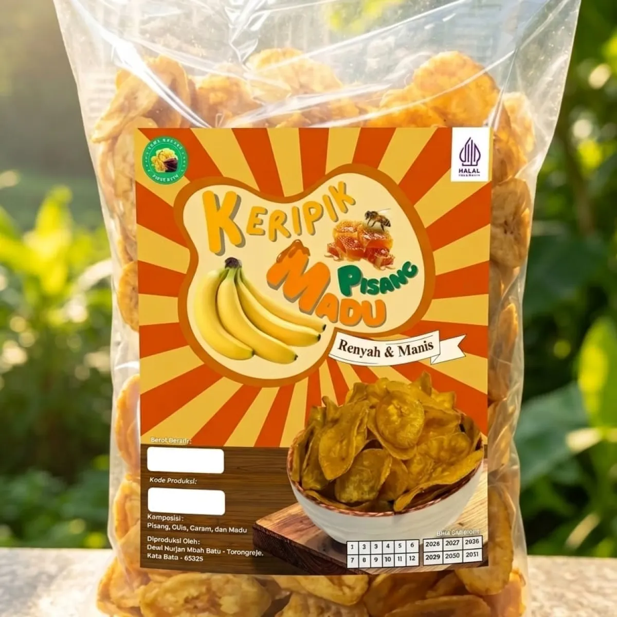 kripik pisang madu