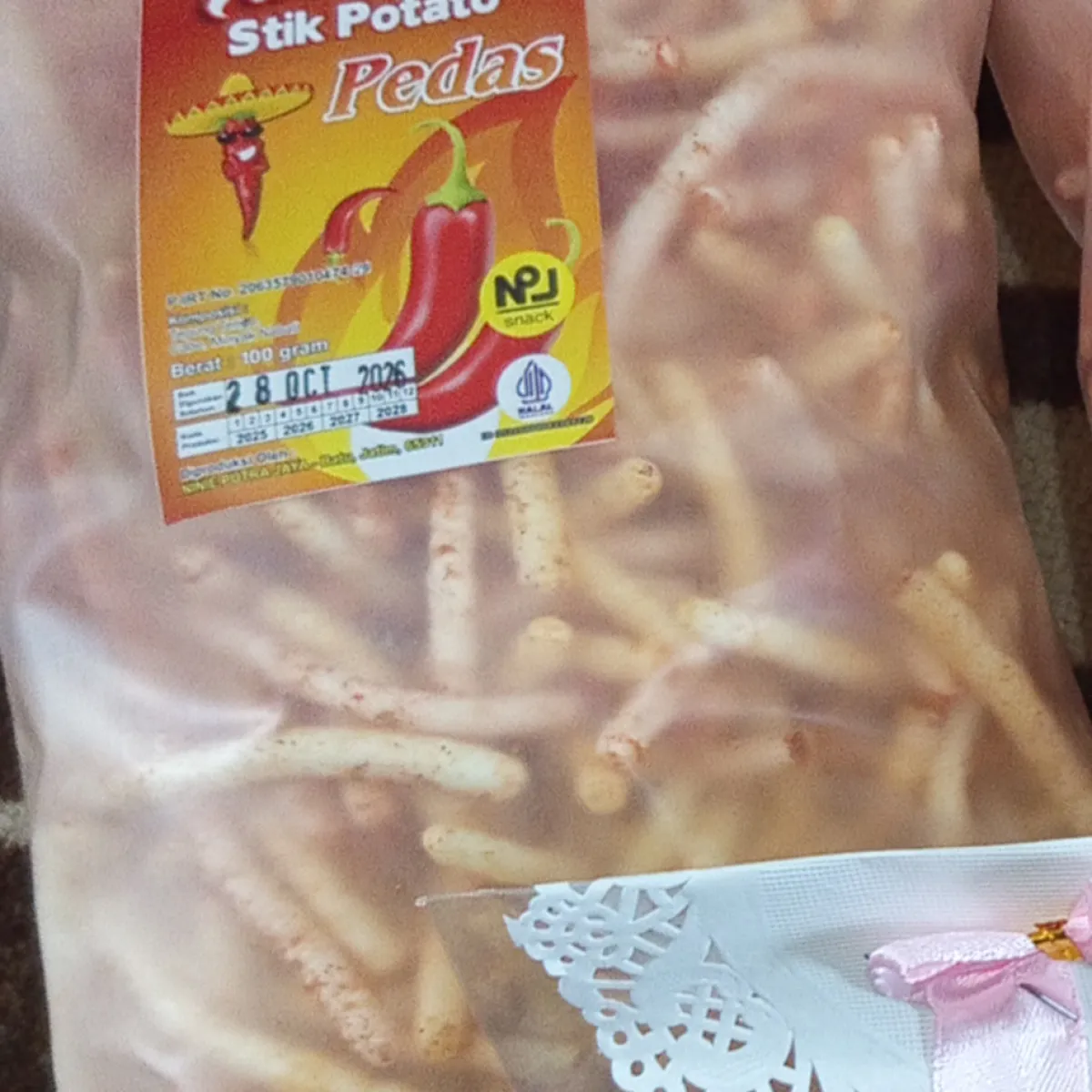 Stik potato pedas 200 gram