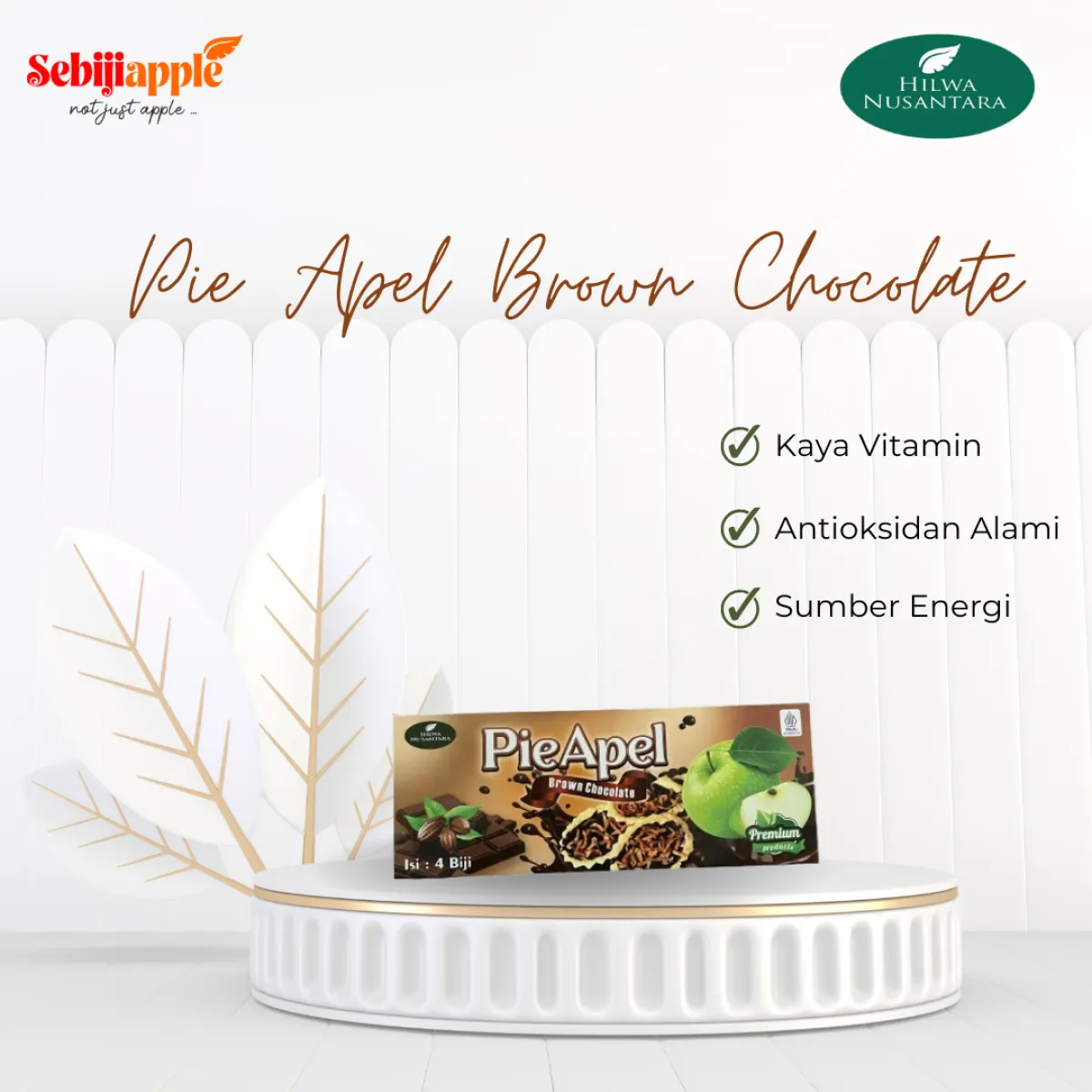 Pie Apel Brown Chocolate