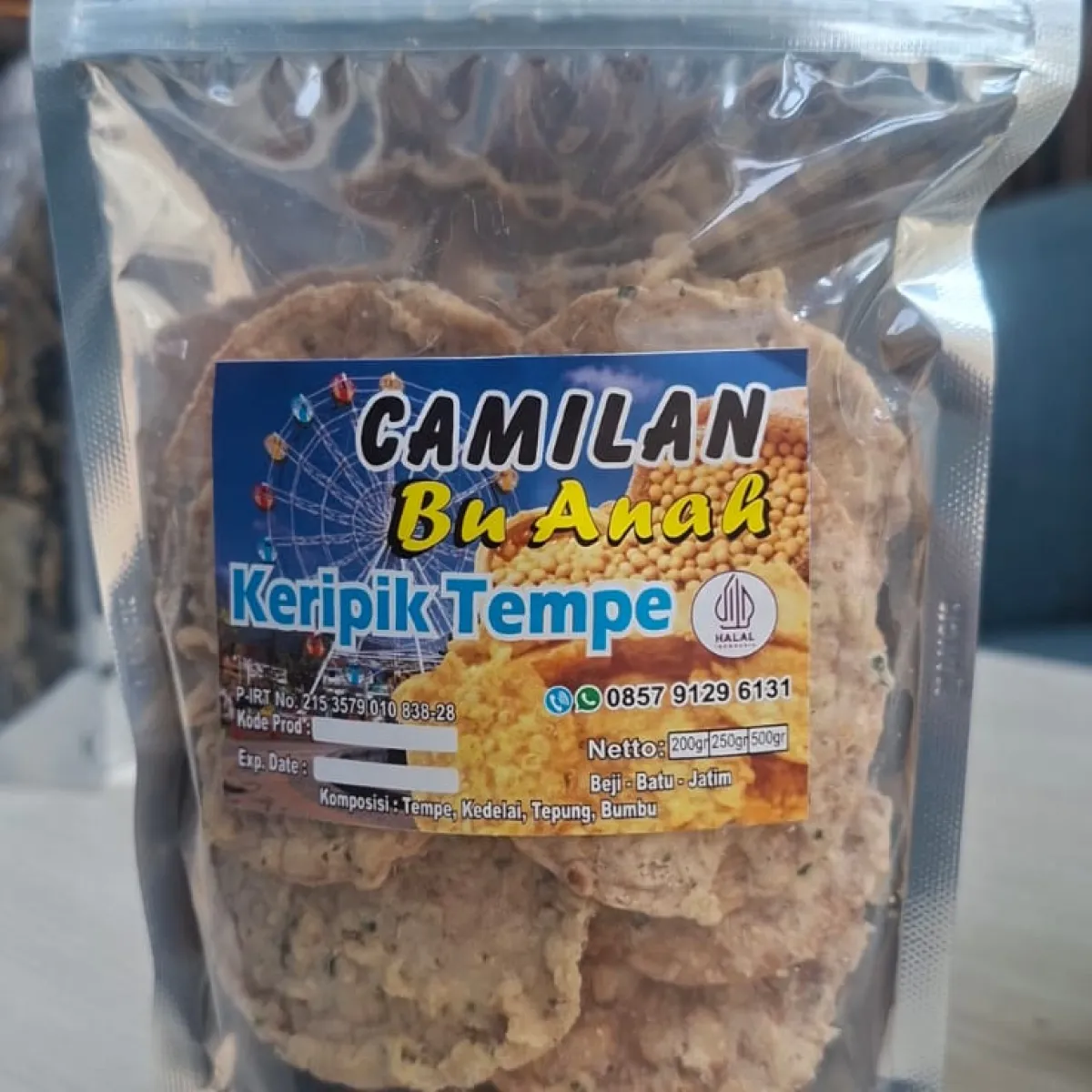 keripik tempe kedelai